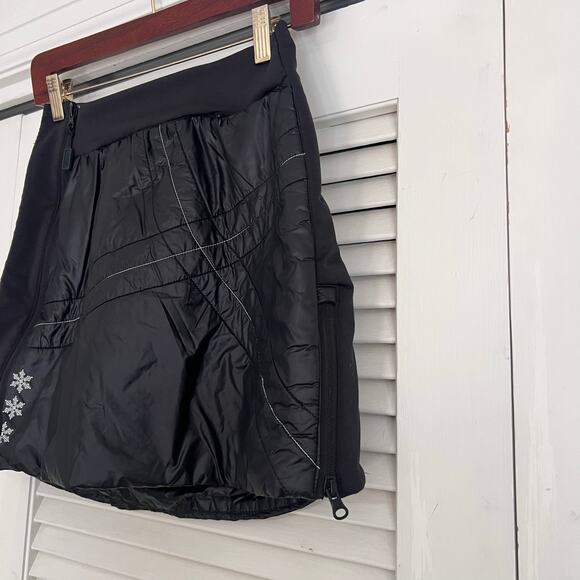 Swix Romsdal 2 Quilted Insulated Skirt Black Women’s Small Snow Winter Ski - Picture 3 of 7